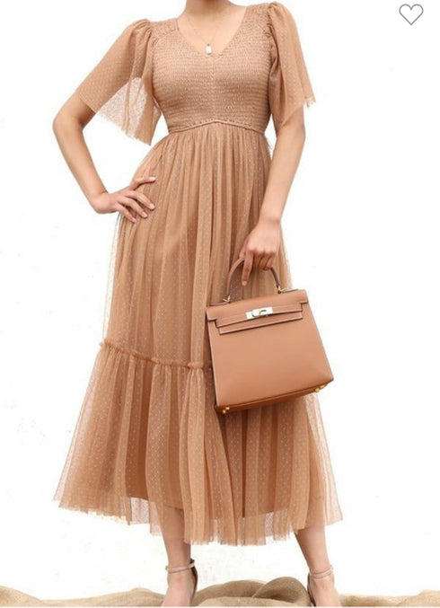 VESTIDO CON MANGAS DD4650