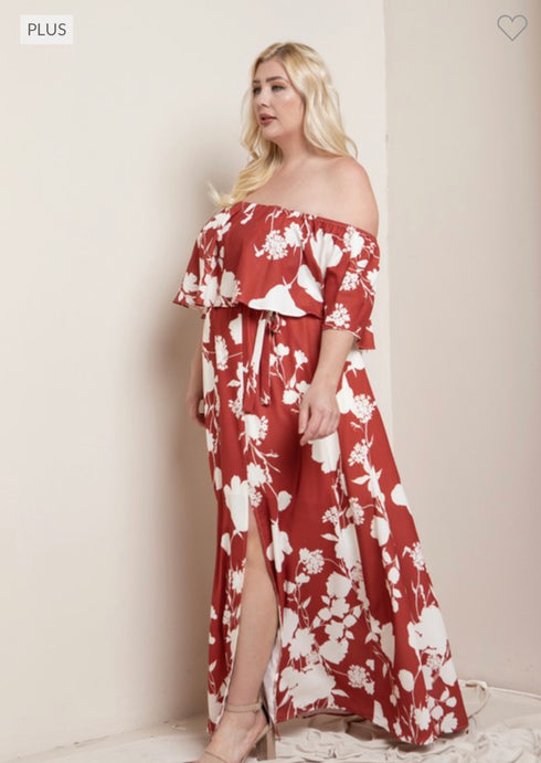 VESTIDO CAMPESINO ESTAMPADO M21085