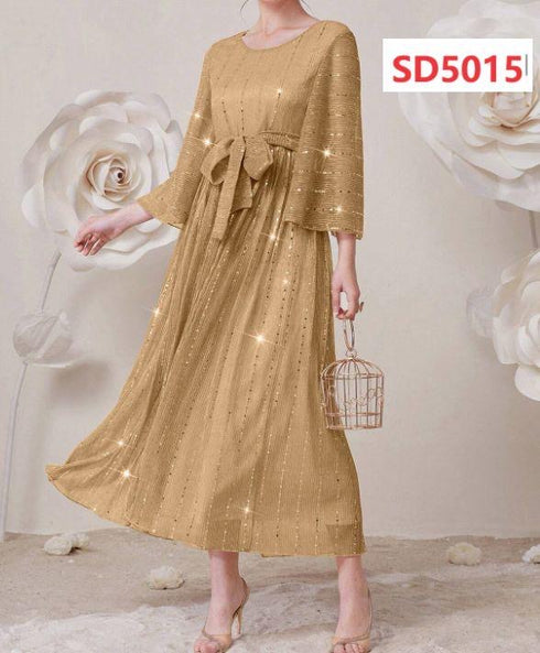 VESTIDO CON BRILLO SD5015