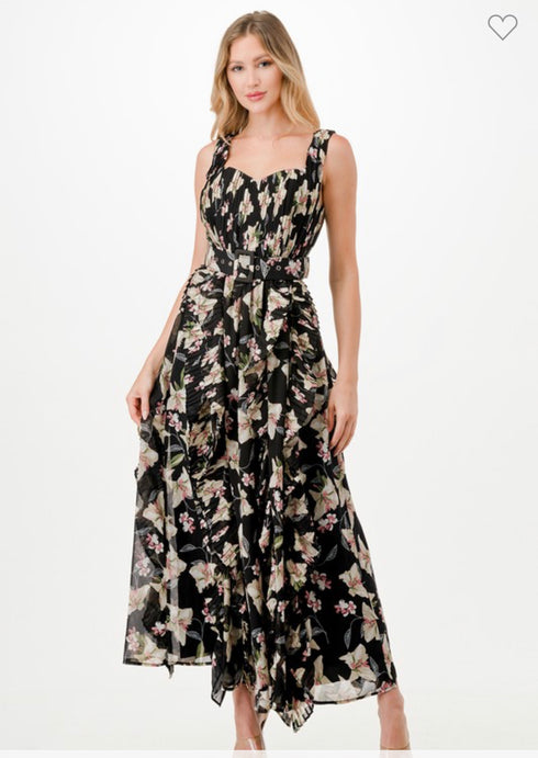 VESTIDO CON CINTO LD5319