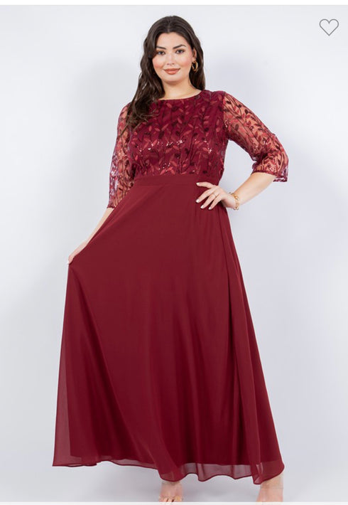 VESTIDO MANGA LARGA MG8194