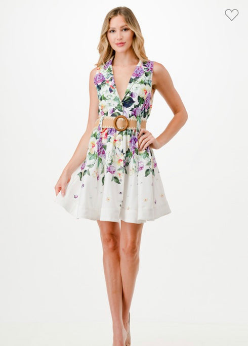 VESTIDO CON CINTO LD5310