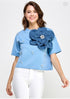 BLUSA CON FLOR LP8780-1