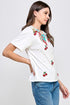 BLUSA CEREZA CON PERLAS LP30204