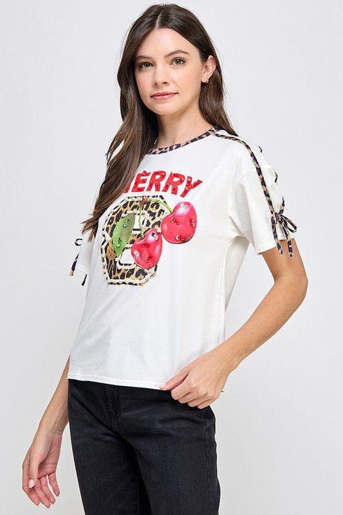 BLUSA PRINT CEREZA LP30241
