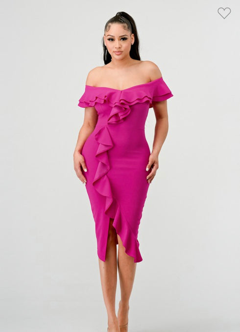 VESTIDO CON OLANES 94728