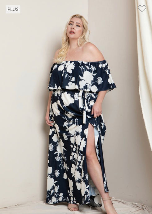 VESTIDO CAMPESINO ESTAMPADO PM40211