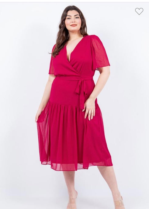 VESTIDO DETALLE EN CINTURA MG1365