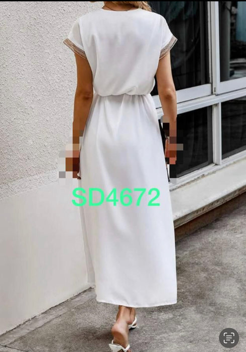 VESTIDO CUELLO V SD4672