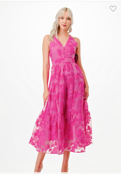 VESTIDO CON BOTONES LD5095