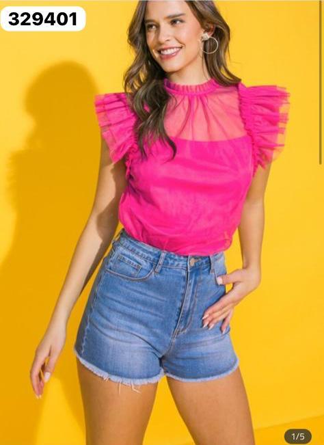 BLUSA MANGA PUF IT12182