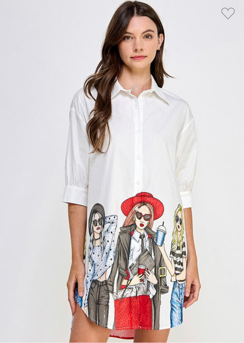 VESTIDO ESTAMPADO JJ3340