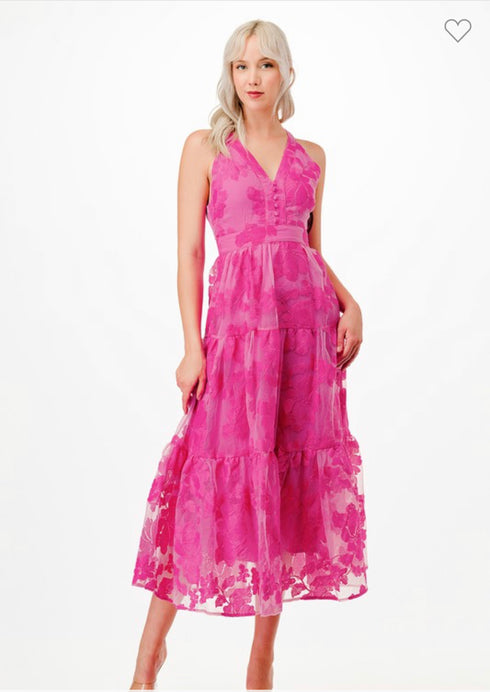 VESTIDO CON BOTONES LD5095