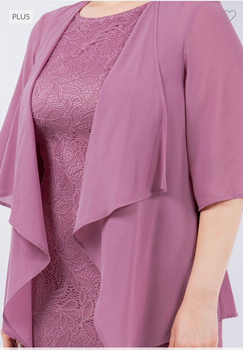 VESTIDO CON CHALECO MG8182