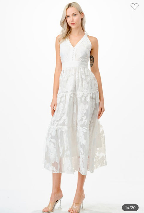 VESTIDO CON BOTONES LD5095