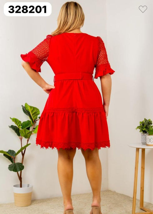 VESTIDO CON CINTO 8260F