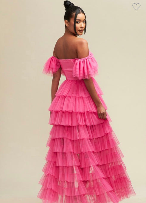 VESTIDO RUFFLE LD9661