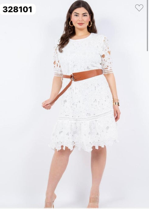 VESTIDO DE ENCAJE 2123X