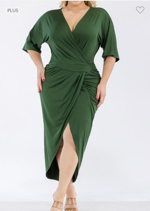 VESTIDO CUELLO V PDD1627