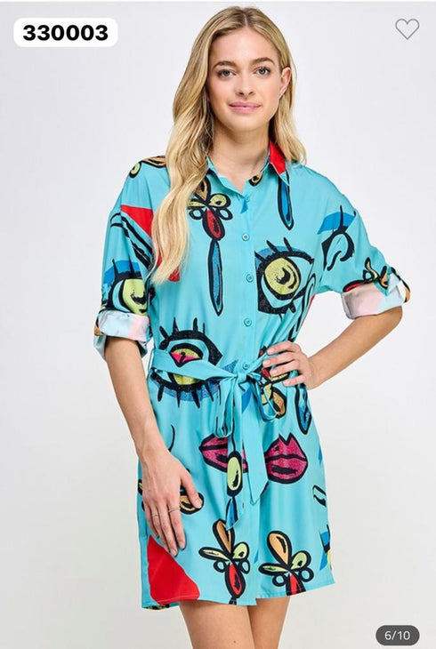 VESTIDO ESTAMPADA TX7593