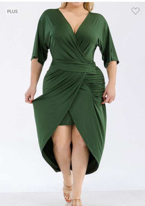 VESTIDO CUELLO V PDD1627