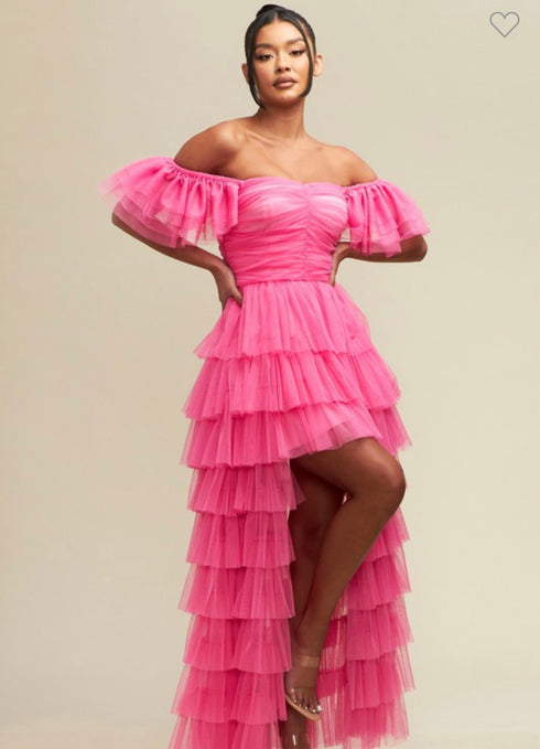 VESTIDO RUFFLE LD9661