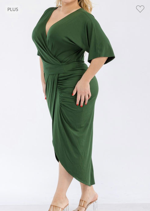 VESTIDO CUELLO V PDD1627