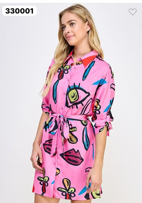 VESTIDO ESTAMPADA TX7593