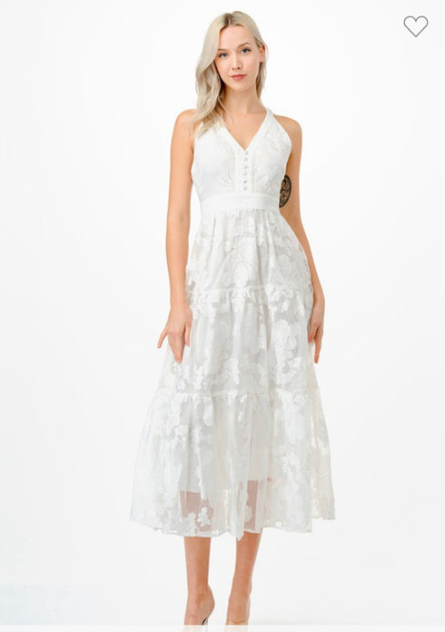 VESTIDO CON BOTONES LD5095