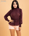 BLUSA MANGA LARGA CON BRILLO T11944