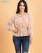 BLUSA BOLEADA CINTO EN CINTURA EM6440