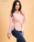 BLUSA CON LENTEJUELA EN CUELLO T10664W