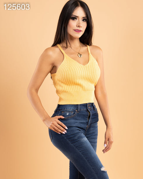 BLUSA CORTA PASTEL T12029