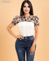 BLUSA CON ENCAJE EM6279