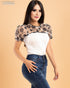 BLUSA CON ENCAJE EM6279