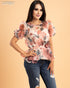 BLUSA FLOREADA CON CINTO BT02166-SR671