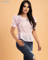 BLUSA CINTO EN CINTURA CON CUADROS BT02570