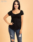 BLUSA CON CINTO EN PECHO 72454