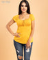 BLUSA CON CINTO EN PECHO 72454