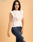 BLUSA CON ENVAJE EN PECHO TB6596