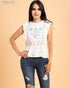 BLUSA CON ENVAJE EN PECHO TB6596