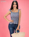 BLUSA ELASTICO EN CINTURA TB6942