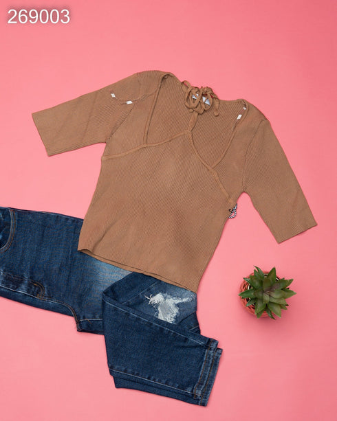 BLUSA ESCOTE SSW6179