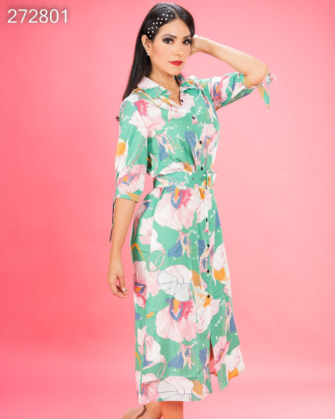 VESTIDO FLOREADO SD4349