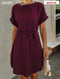 VESTIDO CINTO EN CINTURA SD3759