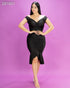 VESTIDO CRUCE EN PECHO D94454