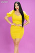 VESTIDO CON MANGAS GD8038