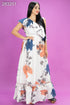 VESTIDO ESTAMPADO LARGO CD30138