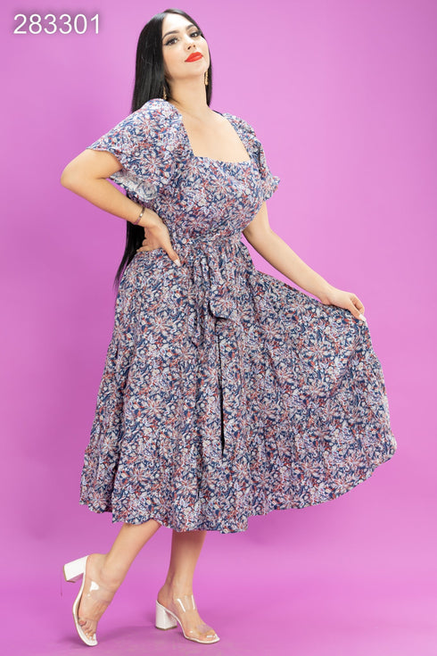 VESTIDO FLOREADO IDH70682
