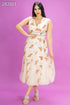 VESTIDO APLICACIÓN COBRE JMD14070
